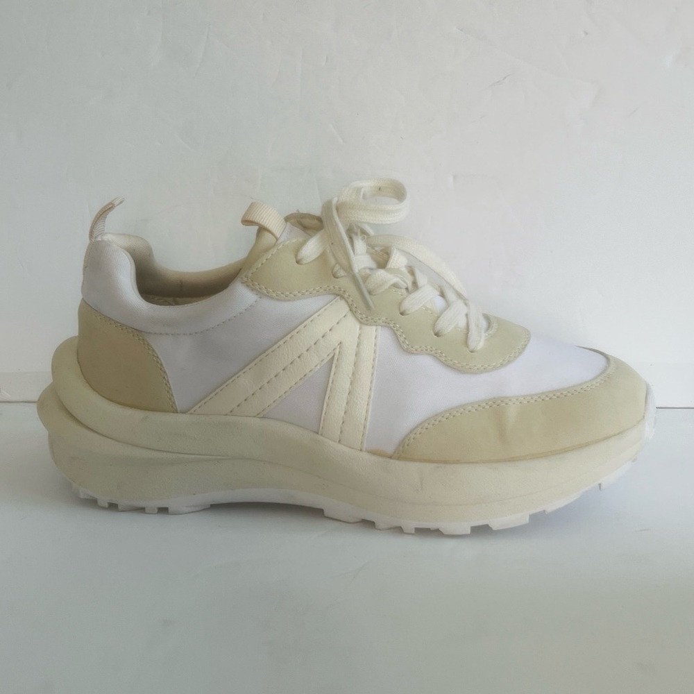 MIA Scout Off Women's Cream and White Sneakers Athletic Shoes Size 9 - Picture 10 of 11